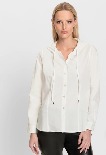 Heine langarm bluse mit kapuze - langarm-bluse,