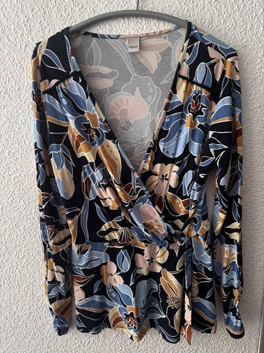 Schöne bluse wickelstyle - bluse, im