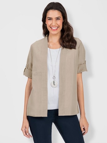 Bluse beige heine damen - beige,