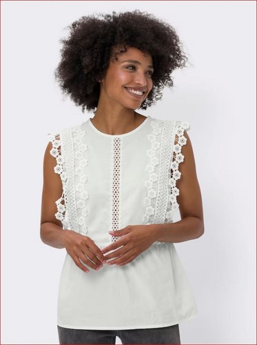 Bluse weiß damen heine - 46,
