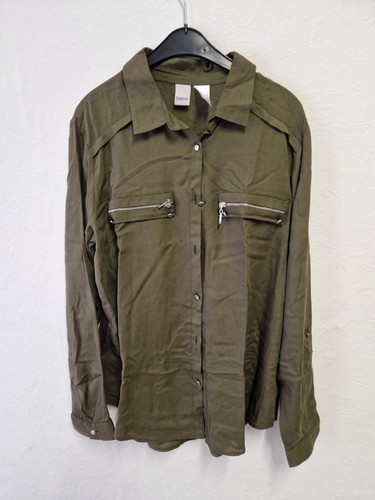 Olivegrüne bluse von - olivegrüne, heine