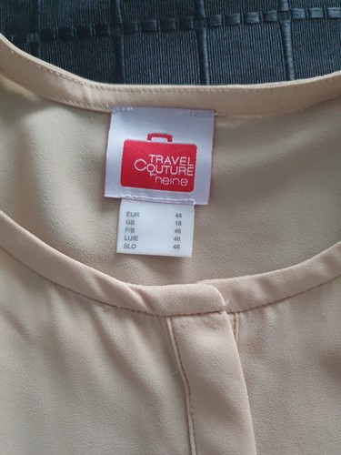 Chiffon bluse lang - chiffon,