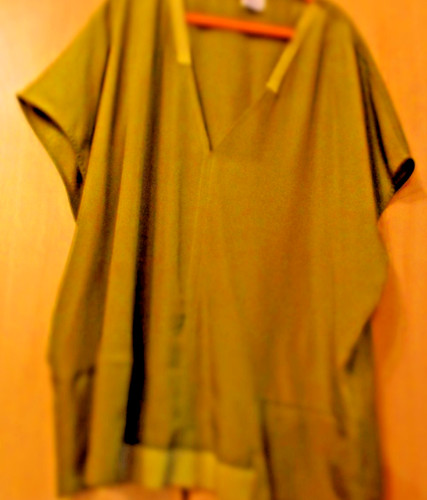 Heine sommerbluse 46 oliv - sommerbluse,