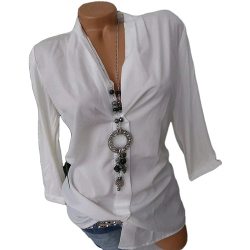 Heine viskose bluse - viskose,
