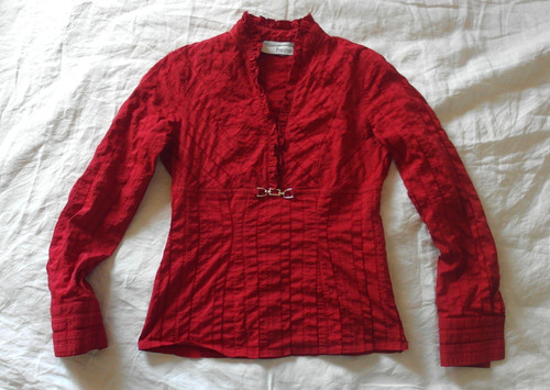 Heine bluse s rot - gr.,